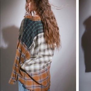 UO Ted flannel patchwork